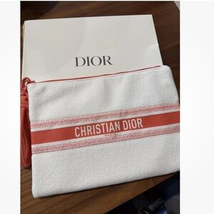 DIOR TROUSSE POUCH 2024 Summer Pop-Up Event Limited Clutch Bag Makeup Cosmetics